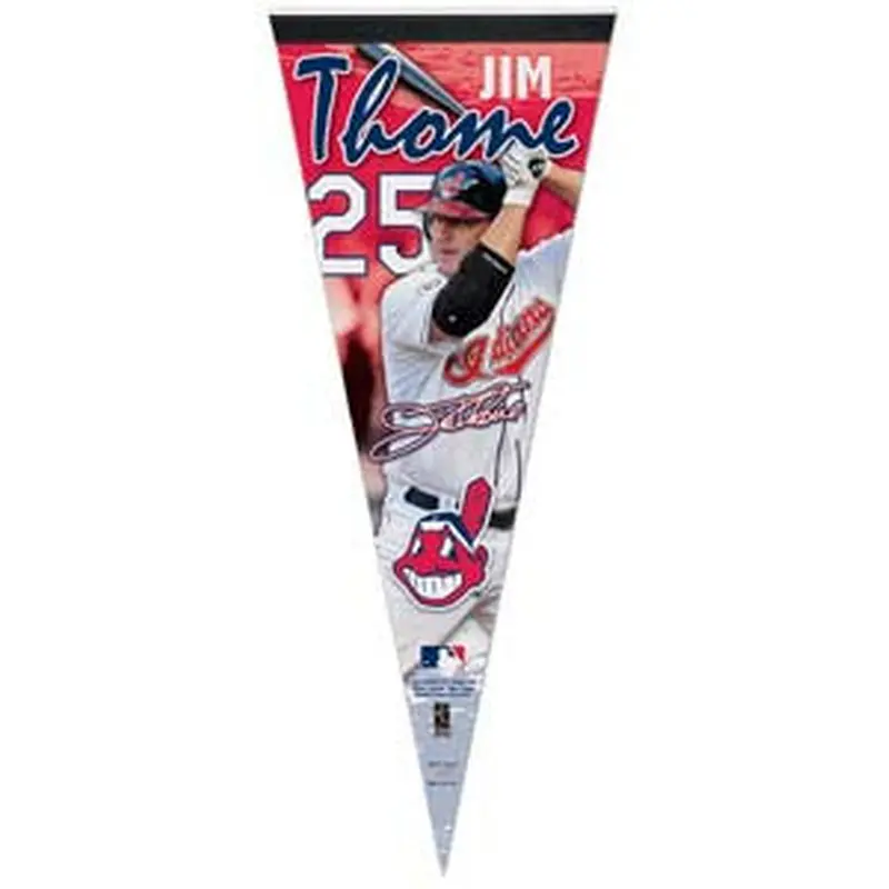 Jim Thome "Signature" Cleveland Indians Premium Felt Collector's Pennant - Wincraft