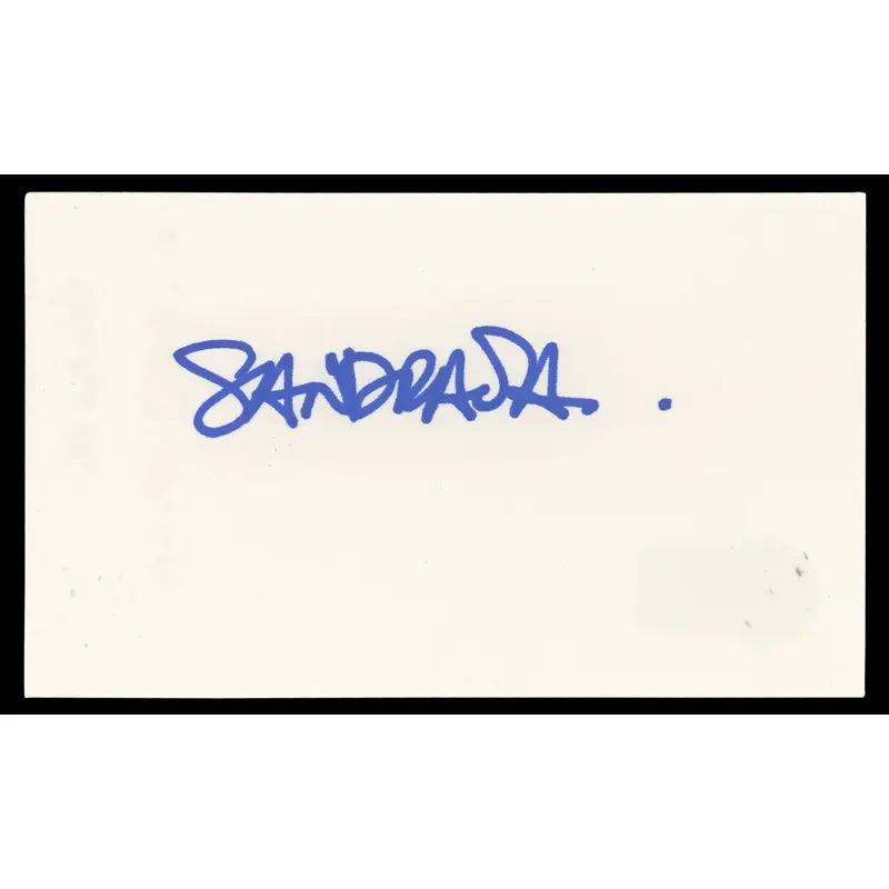 Sandra Oh Grey's Anatomy Authentic Signed 3x5 Index Card BAS #BN06508