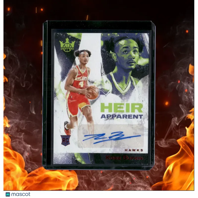 2023-24 Panini Court Kings Kobe Bufkin Heir Apparent Jade Rookie Auto 23/99