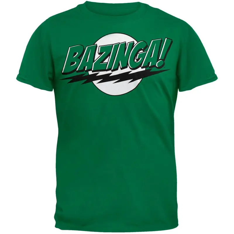Big Bang Theory - Bazinga Green T-Shirt