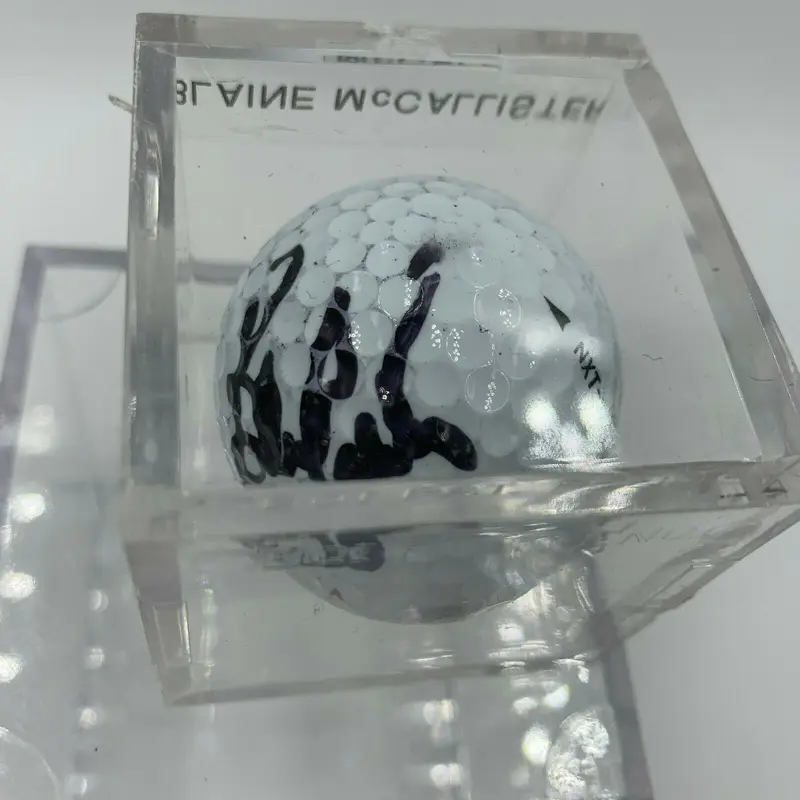 Blaine McCallister Signed Autographed Golf Ball PGA With JSA COA