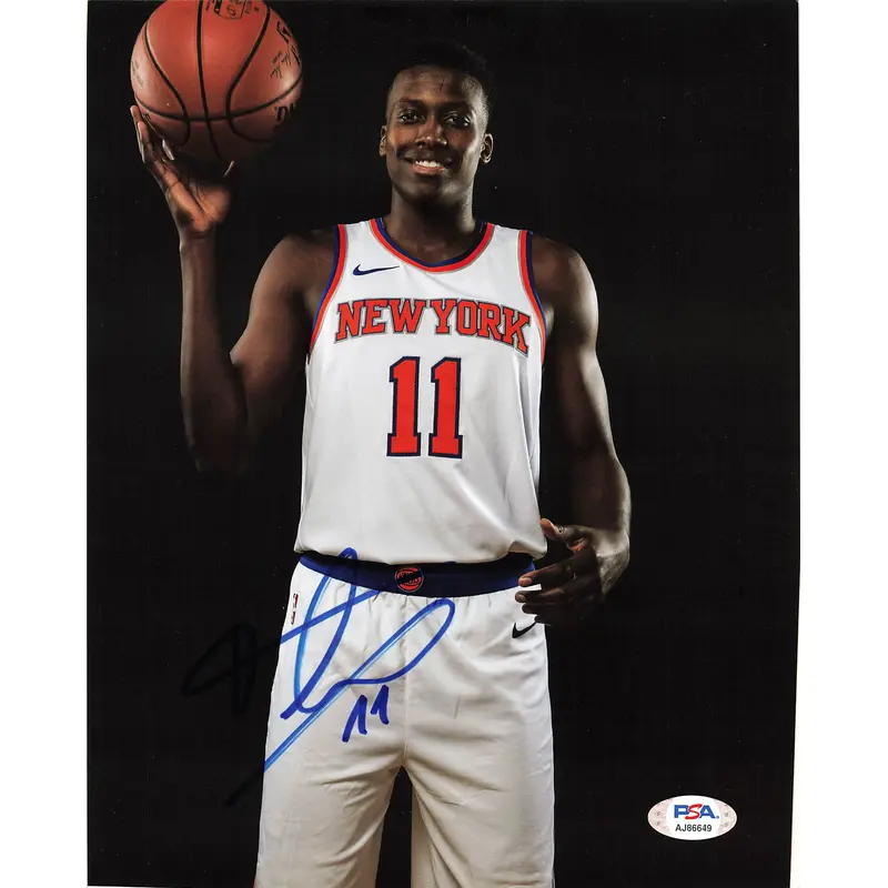 Frank Ntilikina signed 8x10 photo PSA/DNA New York Knicks Autographed