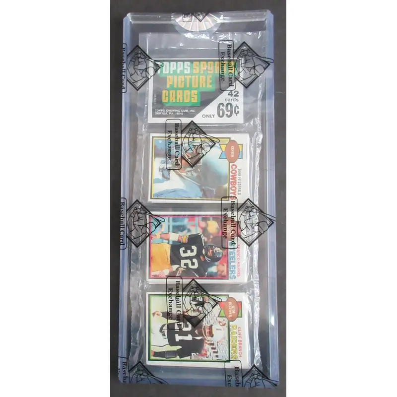 1979 Topps Football Unopened Rack Pack (BBCE) (Harris Top Branch Top)