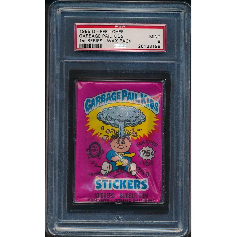 1985 OPC O-Pee-Chee Garbage Pail Kids 1st Series Wax Pack PSA 9