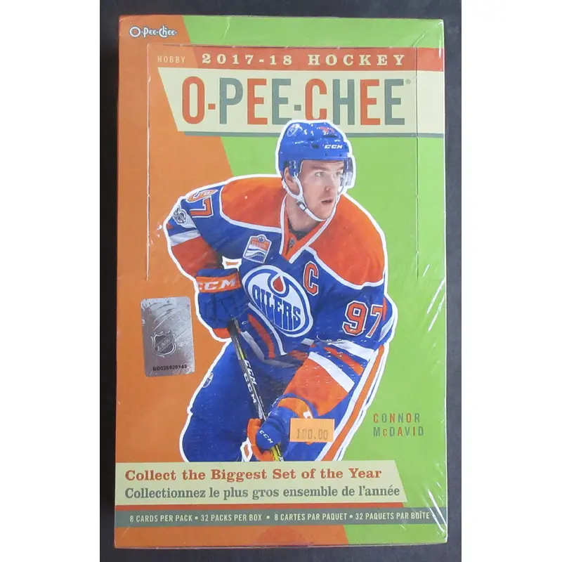 2017/18 OPC O-Pee-Chee Hockey Box (Hobby) (32/8)