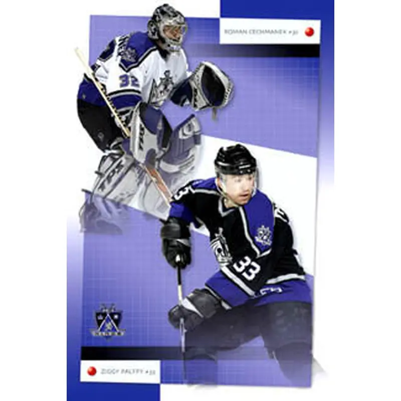 L.A. Kings "Stopper and Sniper" Poster (Roman Cechmanek, Zigmund Palffy) - Costacos 2003
