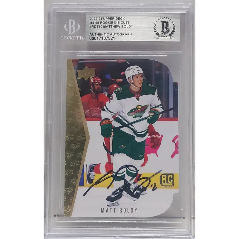 Matt Boldy 2022 Upper Deck 1994-95 Rookie Die-Cuts BGS Authentic