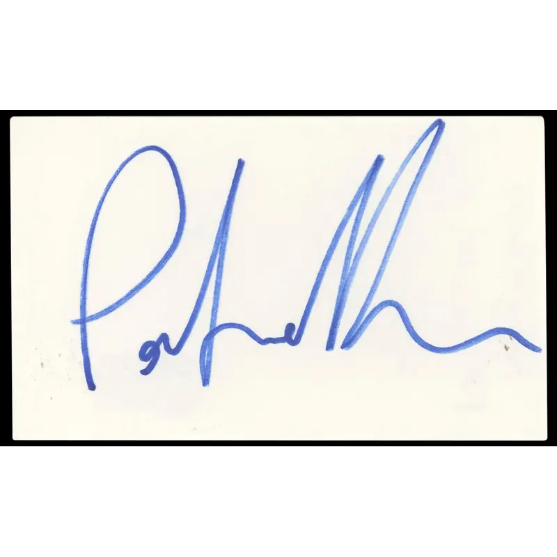 Portia de Rossi Arrested Development Signed 3x5 Index Card BAS #BP50606