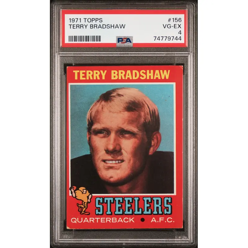 Terry Bradshaw 1971 Topps #156 PSA 4 Vg-Ex