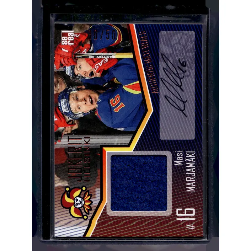 2016-17 Sereal Jokerit Authentic Jersey & Autograph - Masi Marjamki #JOK-JER-A16 /50