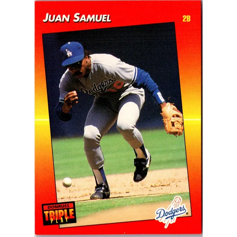 1992 Triple Play Juan Samuel #125