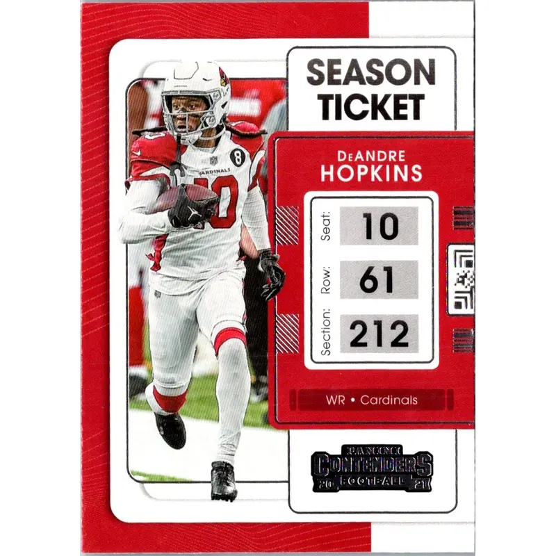2021 Panini Contenders Red Zone DeAndre Hopkins #2