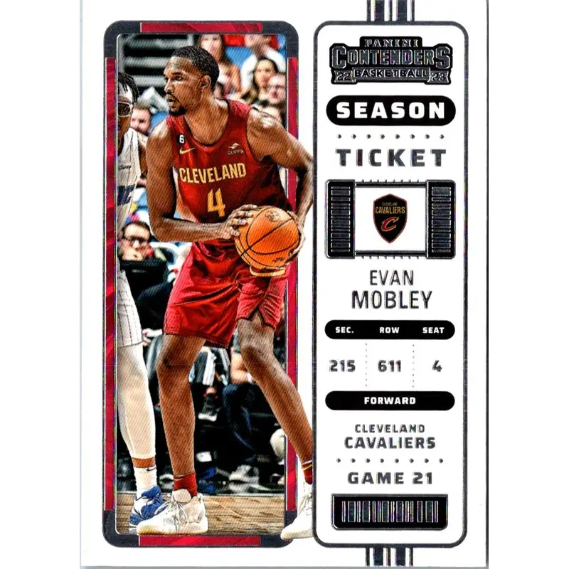 2022 Panini Contenders Season Ticket Evan Mobley #47