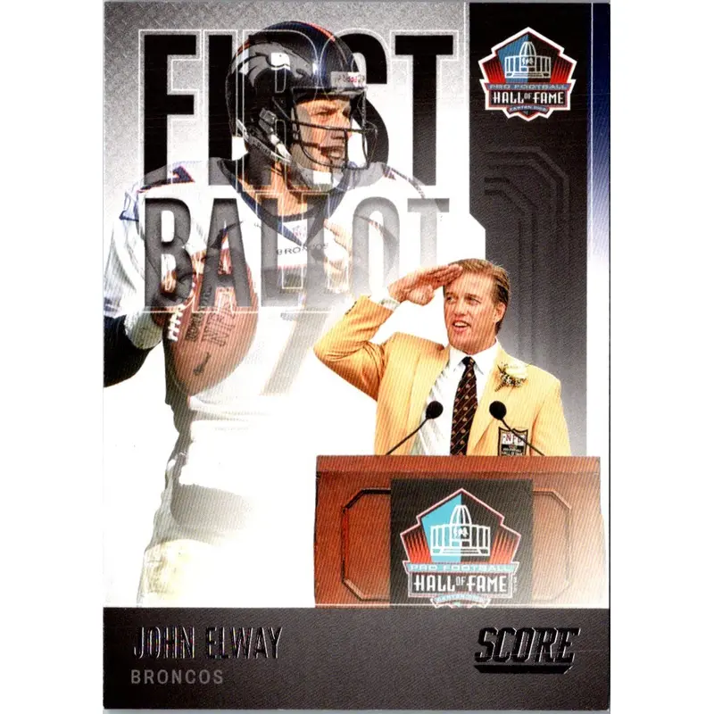 2022 Score First Ballot John Elway #FB-JE