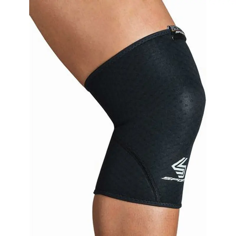 New Shock Doctor Knee Compression Sleeve Black Size Large