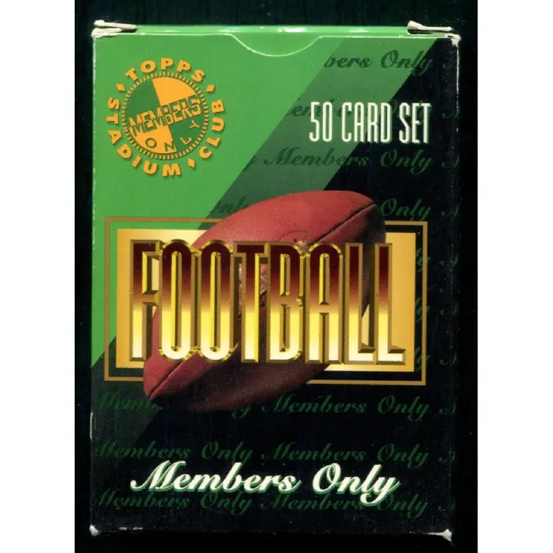 1996 Topps Stadium Club Football Members Only Factory Set (50)