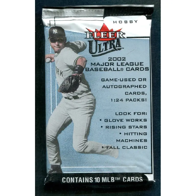 2002 Fleer Ultra Baseball Unopened Pack (Hobby) (10)