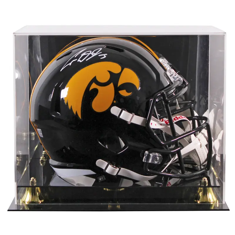 Iowa Cooper DeJean Signed Full Size Speed Rep Helmet W/ Case Fanatics