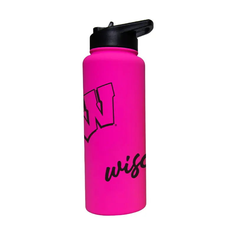 Wisconsin 34oz Electric Bold Soft Touch Quencher