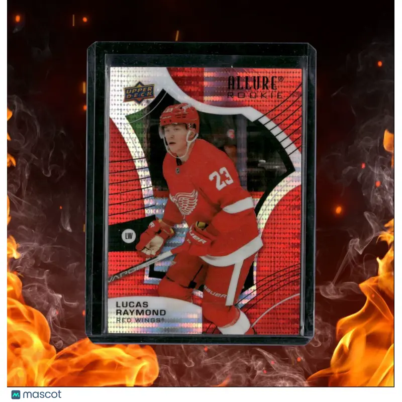 2021-22 Upper Deck Allure Lucas Raymond Red Rainbow Rookie #109