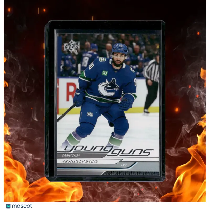 2024-25 Upper Deck Arshdeep Bains Young Guns (A) Rookie #231