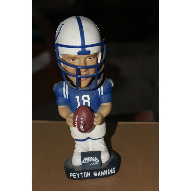 Peyton Manning Bobble Dobbles MBNA Bobblehead