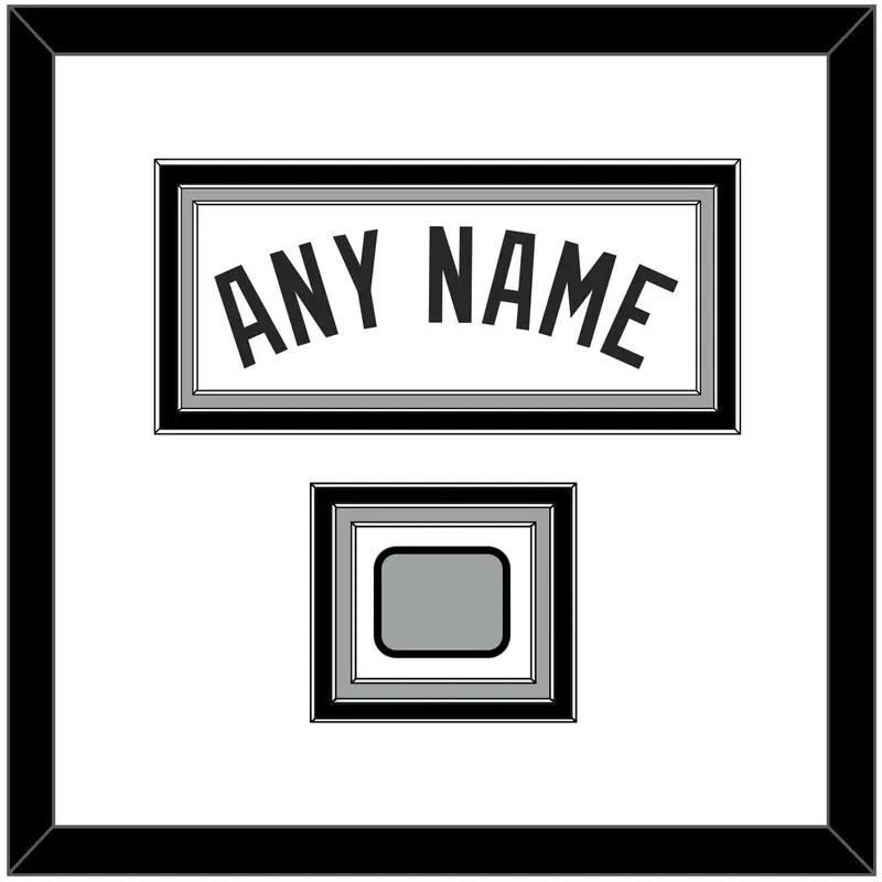 San Antonio Name & Champions Patch - Home White (1989-2002) - Triple Mat 1