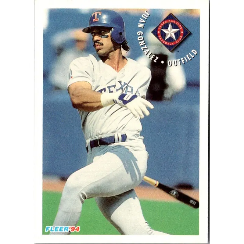 1994 Fleer Sunoco Juan Gonzalez #12