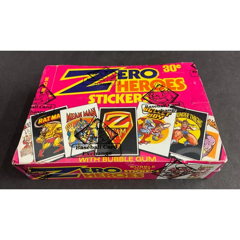 1983 Donruss Zero Heroes Unopened Wax Box (Authenticate)