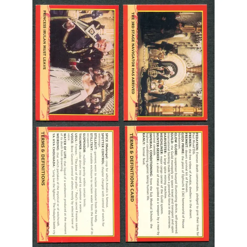 1984 Fleer Dune Complete Set (132) NM NM/MT