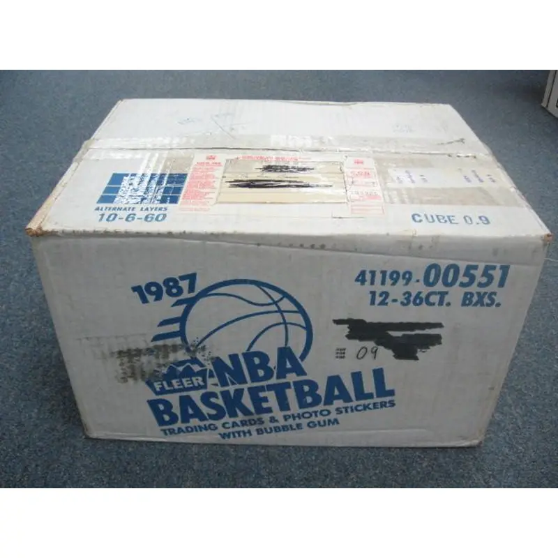 1987/88 Fleer Basketball Unopened Wax Case (12 Box) (Sealed)