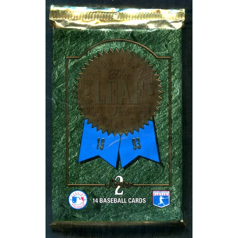1993 Leaf Baseball Unopened Series 2 Pack