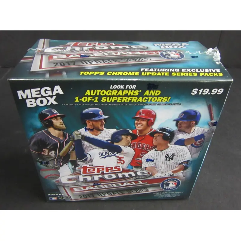 2017 Topps Chrome Baseball Update Mega Box (7/4)