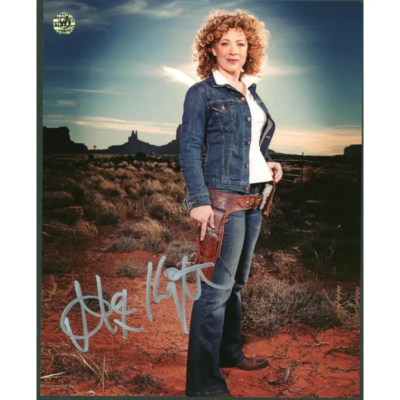Alex Kingston Doctor Who Authentic Signed 8x10 Photo Wizard World #024459