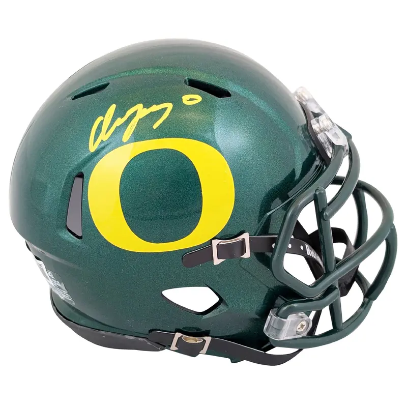Oregon Christian Gonzalez Authentic Signed Speed Mini Helmet BAS Witnessed