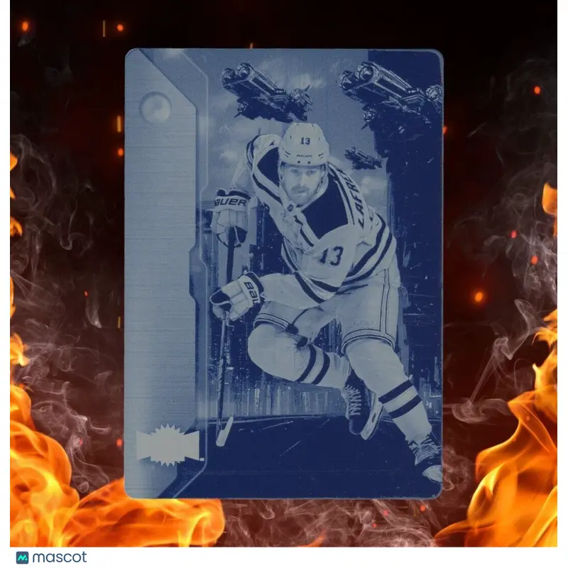 2023-24 Skybox Metal Universe ALEXIS LAFRENIERE 1/1 Cyan Printing Plate #80