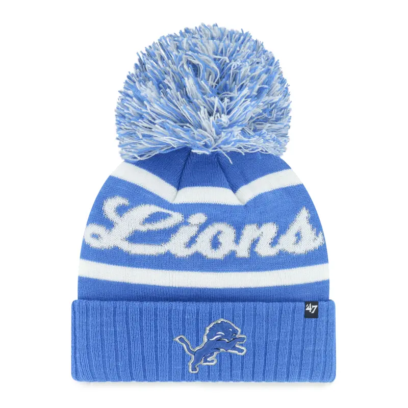 DETROIT LIONS SPIRITED '47 CUFF KNIT WOMENS