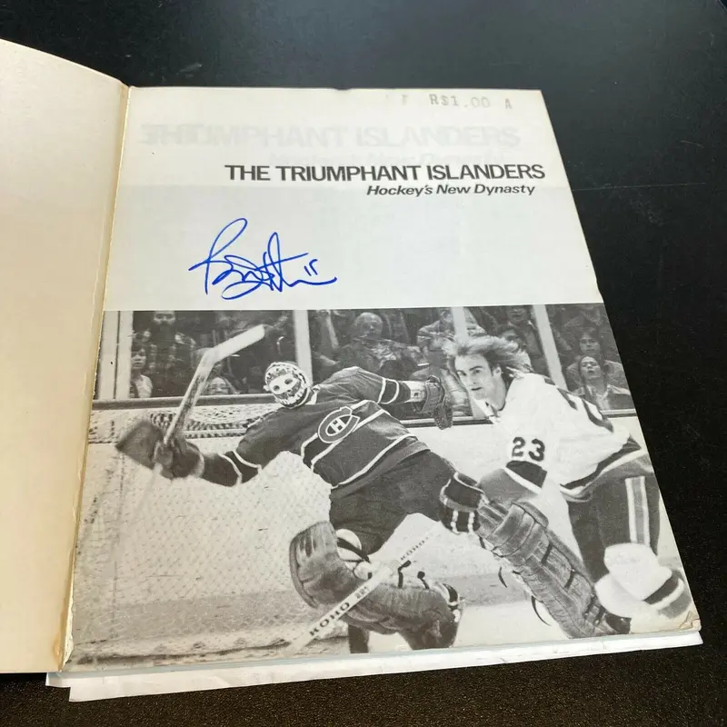 Bryan Trottier Signed Autographed Hockey Magazine Program