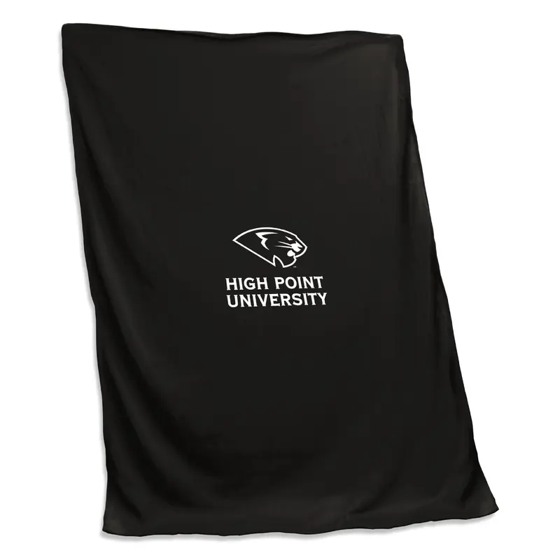 High Point Black Sweatshirt Blanket (Screened)