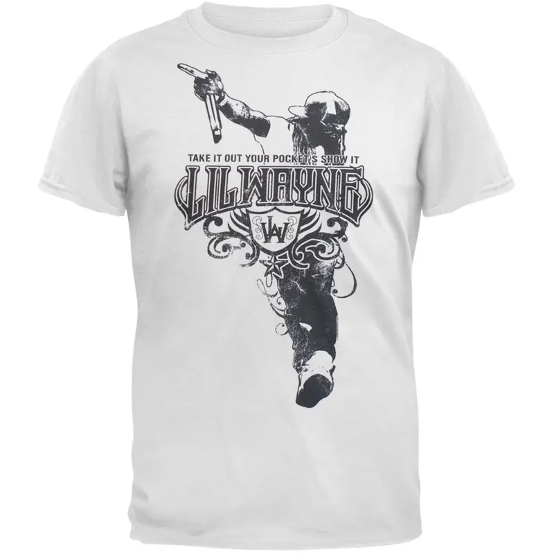 Lil Wayne - Show It White Adult T-Shirt