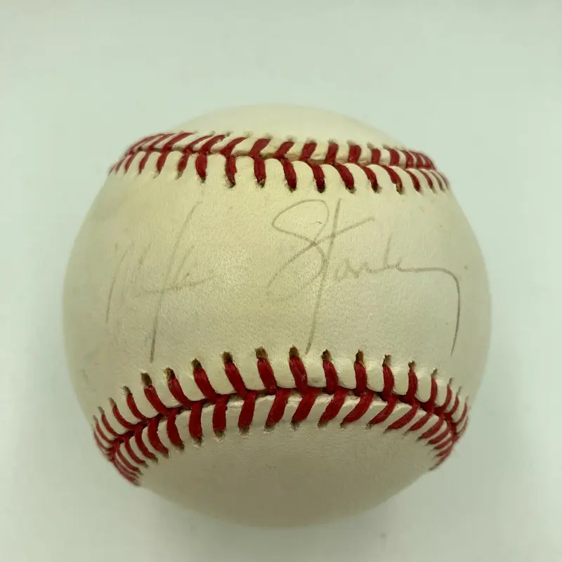 Mike Stanley NY Yankees Signed Official American League Baseball