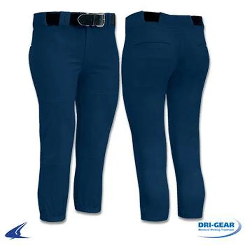 New Champro Girl's Softball Performance Pants Navy Size XL