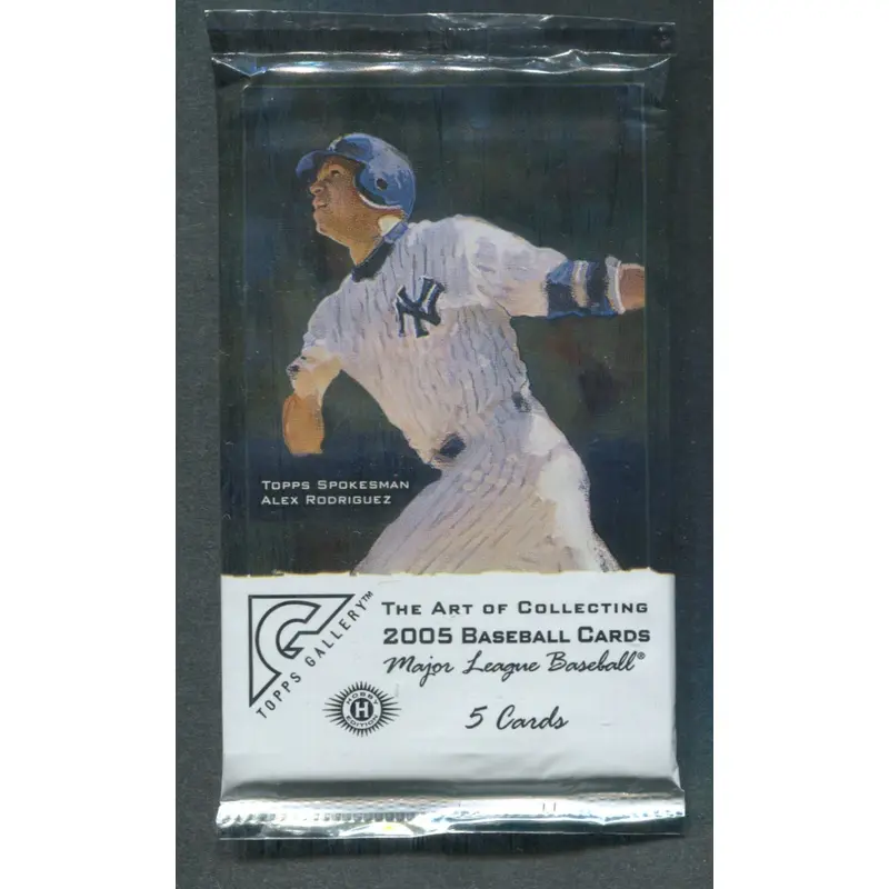 2005 Topps Gallery Baseball Unopened Pack (Hobby) (5)