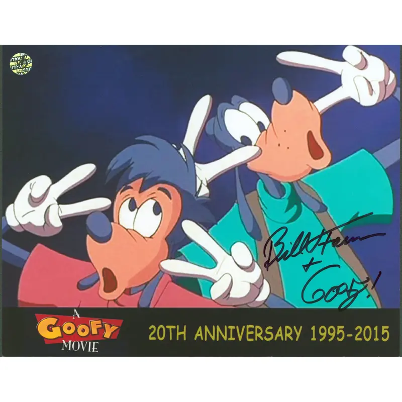 Bill Farmer A Goofy Movie "Goofy" Authentic Signed 8x10 Photo Wizard World