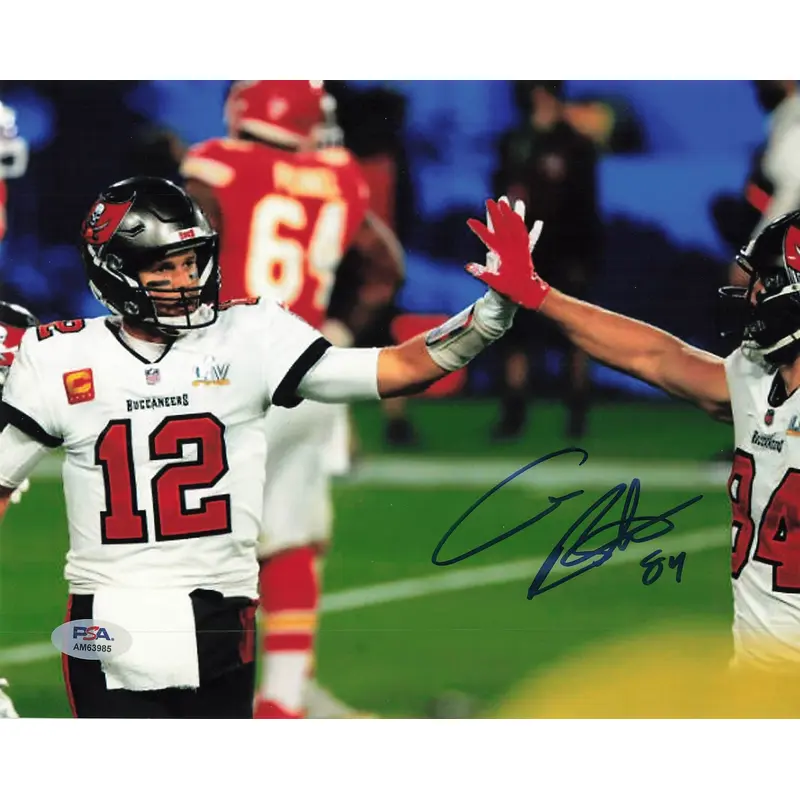Cameron Brate signed 8x10 photo PSA/DNA Tampa Bay Buccaneers Autographed
