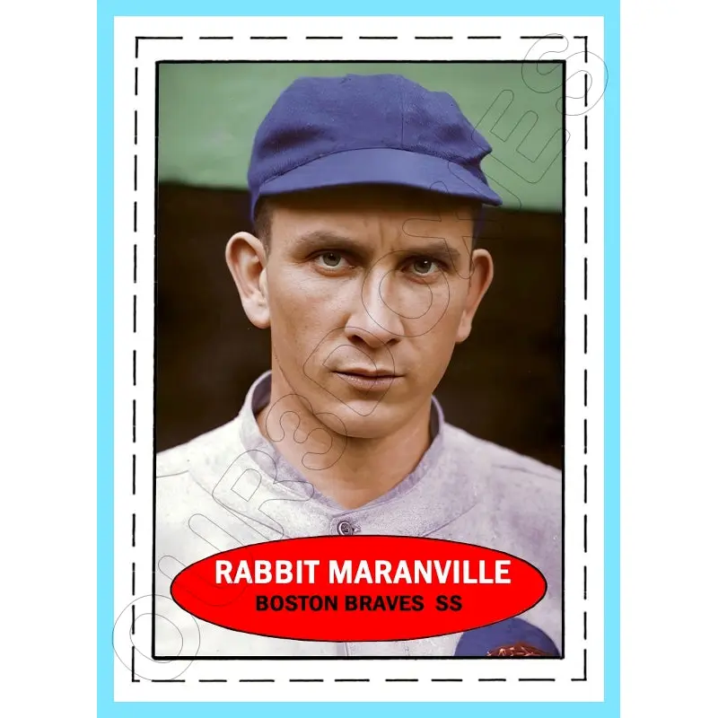 Rabbitt Maranville 1971 Bazooka Custom Card - 4674