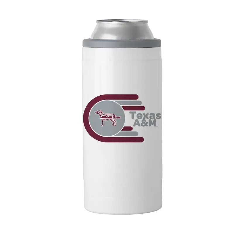 Texas A&M 12oz Whirl Slim Can Coolie