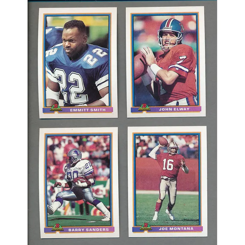 1991 Bowman Football Complete Set (561) NM/MT MT