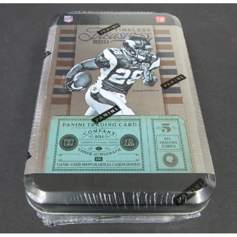 2011 Panini Timeless Treasures Football Box (Tin) (Hobby)