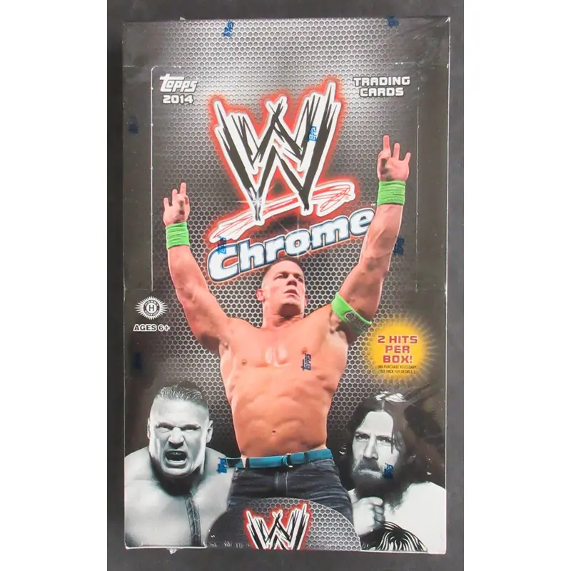 2014 Topps Chrome WWE Wrestling Box (Hobby) (24/4)